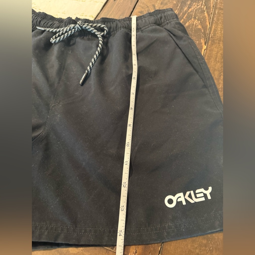 Oakley Hydrolix Black Drawstring Swim Shorts Men’s XS - Picture 6 of 8